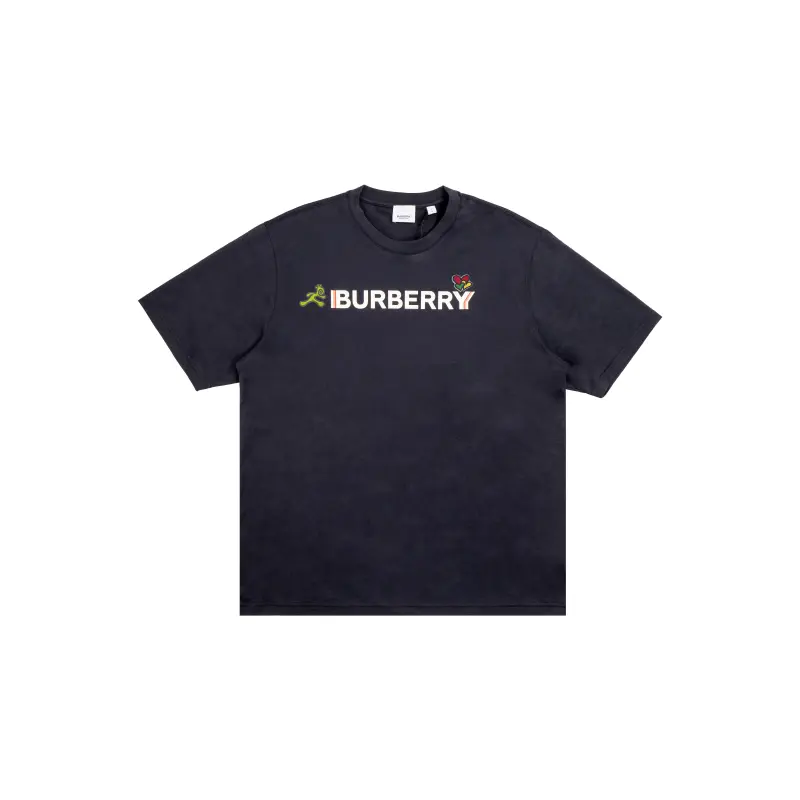 Burberry T Shirt Unisex Dark Blue