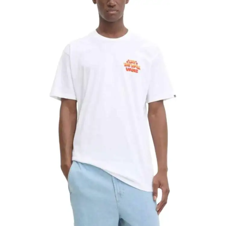 Vans T Shirts Men's White Crew Neck