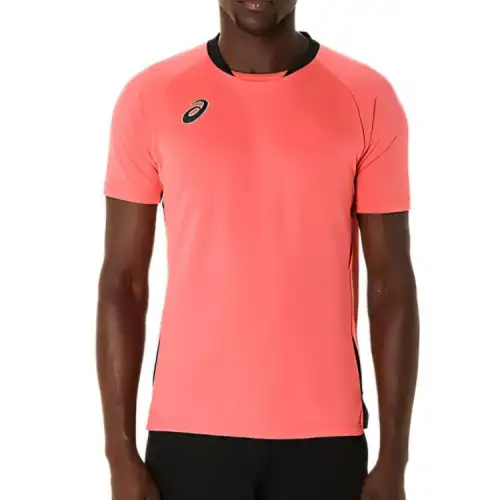 ASICS T Shirts Men's Coral Reef Crew Neck Thin