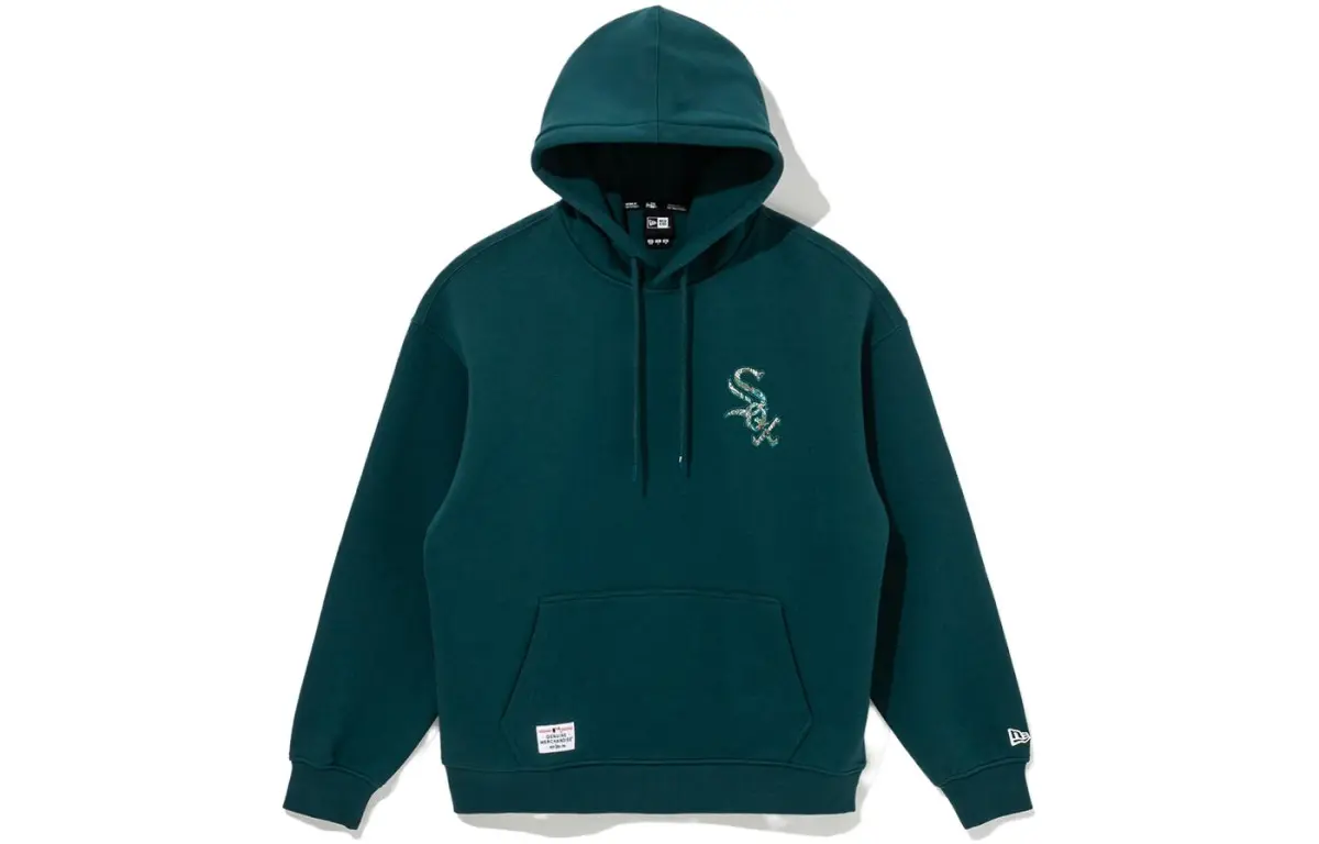 New Era Sweatshirts Unisex Green Hooded Moderate Regular