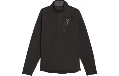 PUMA Sweatshirts Men's Black Stand Collar Moderate Other