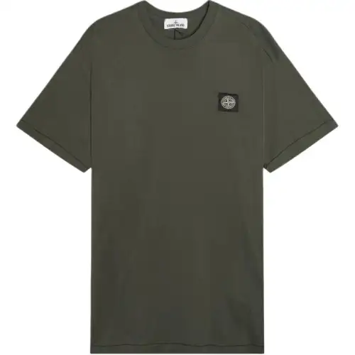 Stone Island Logo Patch Crewneck T-Shirt