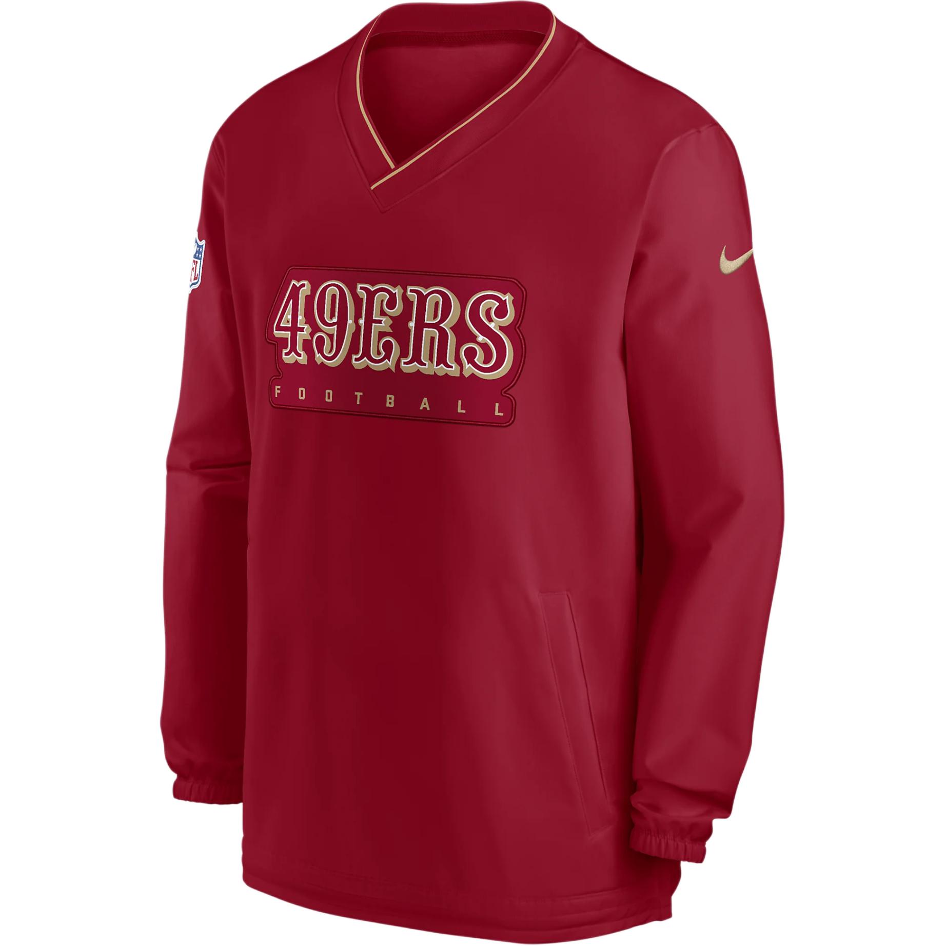 Nike Letters and numbers, universal sweatshirt, red long-sleeve, American style