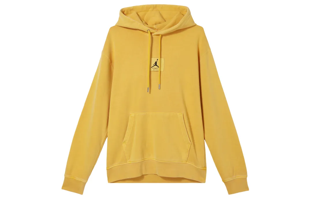 Jordan Flight Fleet Men Casual Long Sleeve Hoodie Ochre