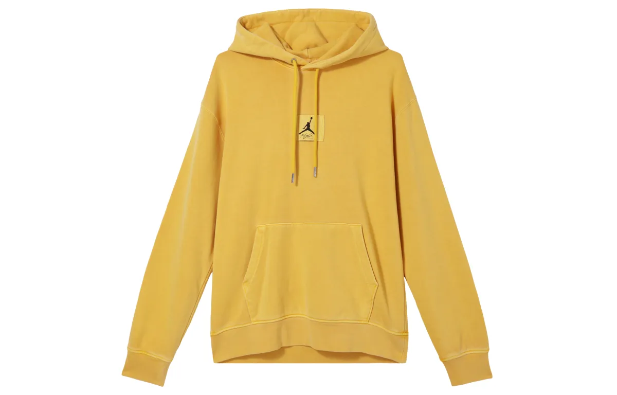Jordan Flight Fleet Men Casual Long Sleeve Hoodie Ochre