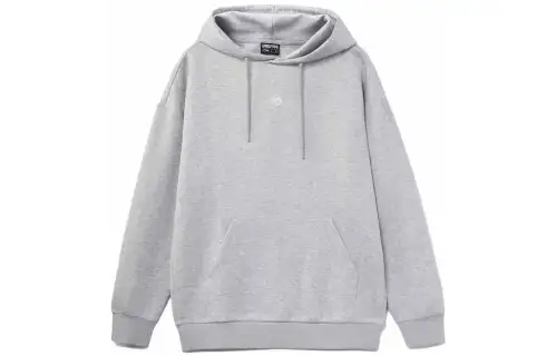 Li Ning Sweatshirts Men's Gray Hooded Moderate Regular