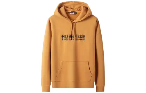 Timberland Sweatshirts Men's Brown Hooded Moderate Regular