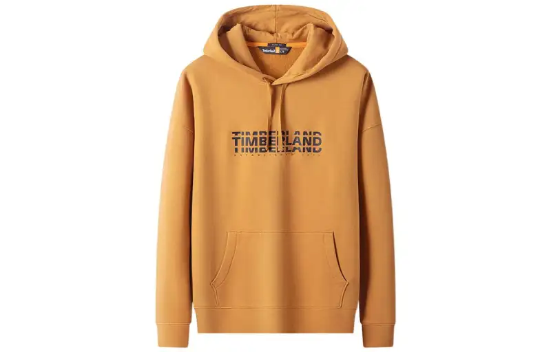Timberland Sweatshirts Men's Brown Hooded Moderate Regular