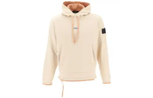 STONE ISLAND Sweatshirts Men's White Orange Hooded Moderate