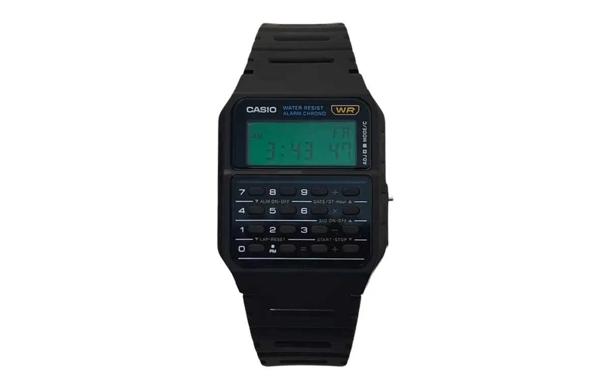 CASIO Custom Collection Quartz Movement Resin Strap Watch Men's Watches Black Dial