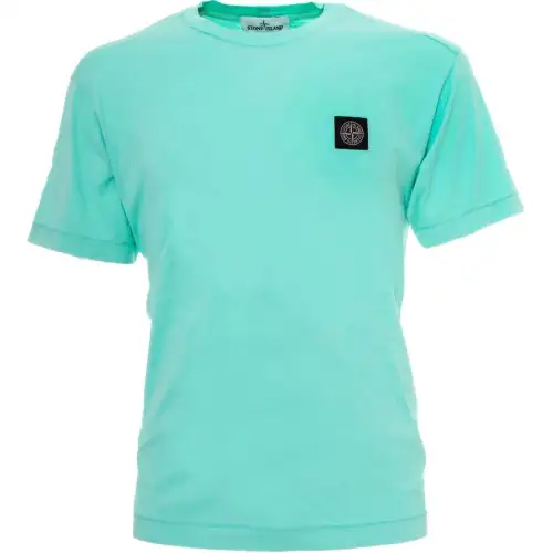 STONE ISLAND Logo-Patch Crewneck T-Shirt
