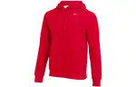 Nike Sweatshirts Men's Red Hooded Moderate Regular