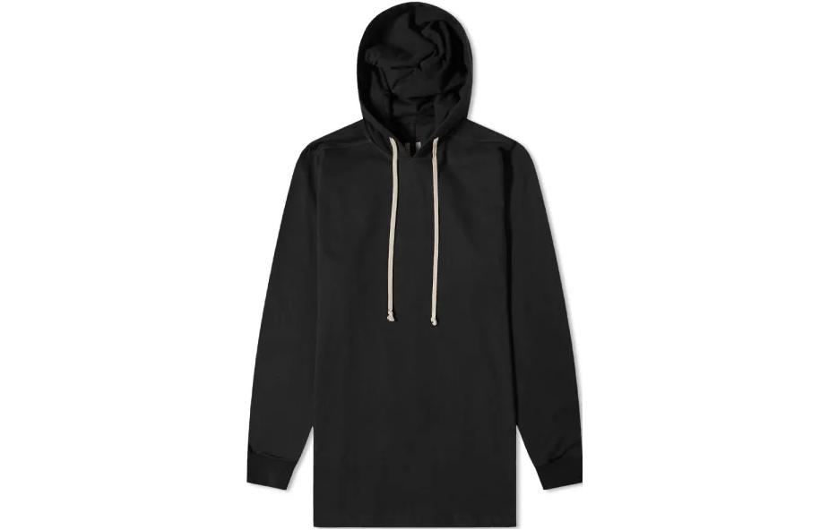 RICK OWENS Fogachine Drawstring Pullover Hoodie