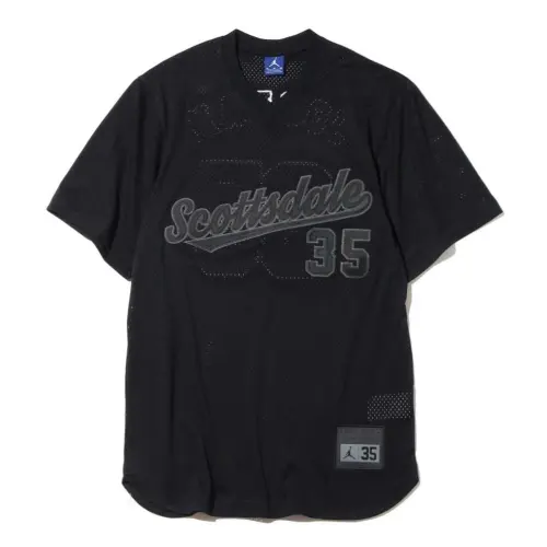 Jordan T Shirts Men's Black V Neck Moderate Straight Fit