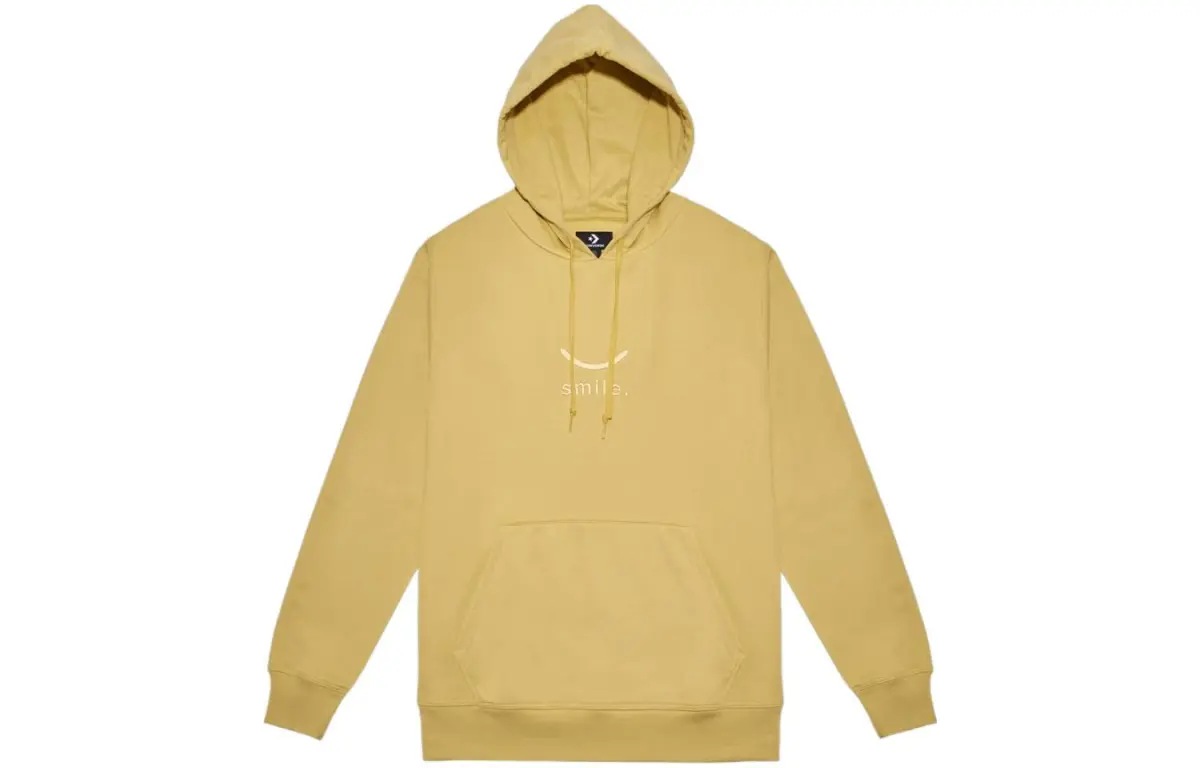 Converse Sweatshirts Unisex Yellow Hooded Moderate Regular