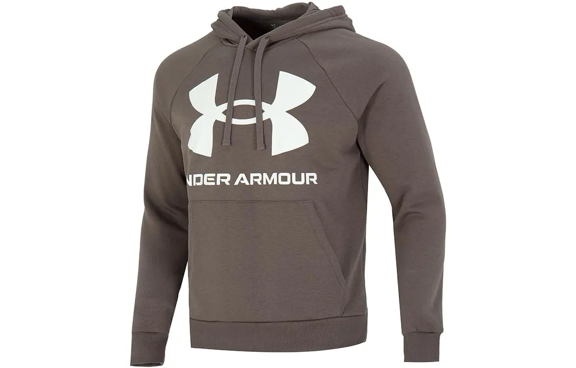 Under Armour Sweatshirts Men's Coffee Hooded Moderate Straight Fit
