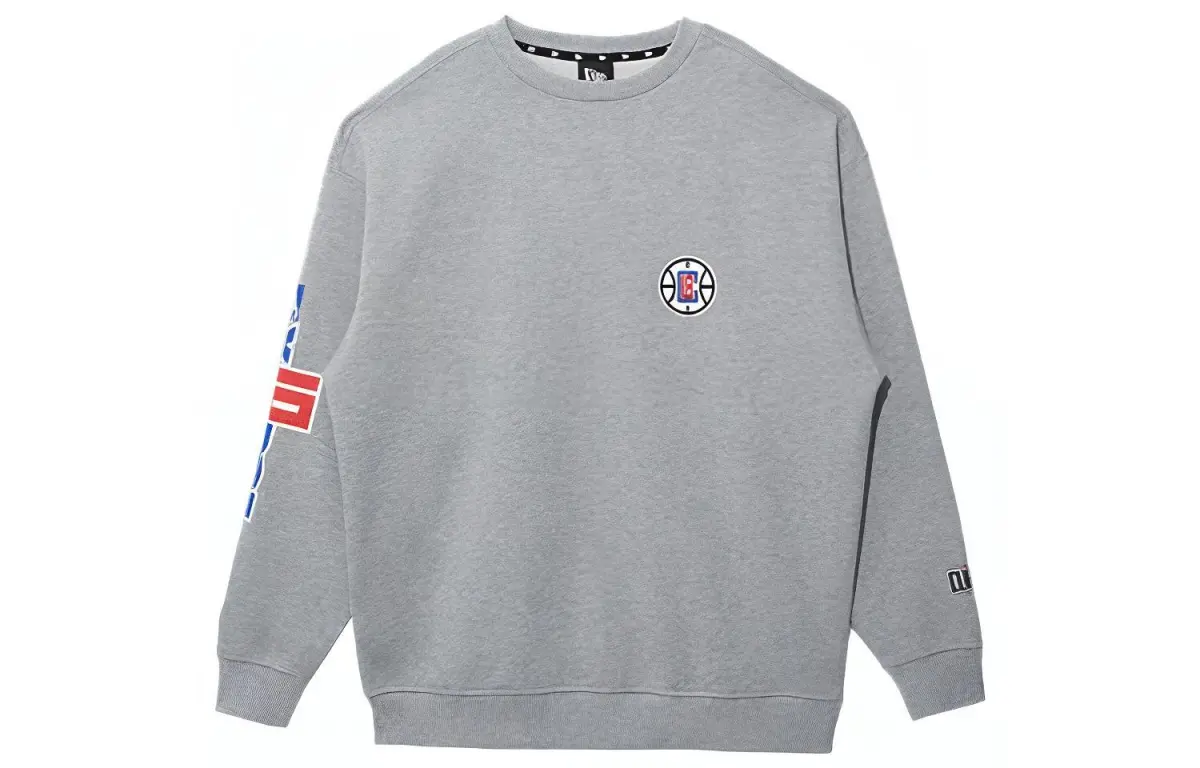 New Era Sweatshirts Unisex Gray Crew Neck Moderate Straight Fit