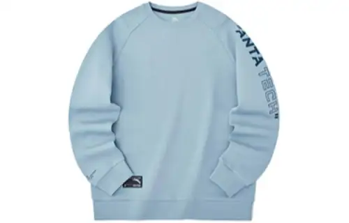 ANTA Variety Training Collection Sweatshirts Unisex Wall Gray Crew Neck Moderate Regular