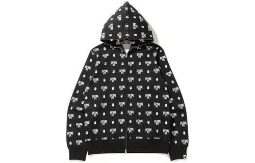 Bape Monogram Full Zip Hoodie