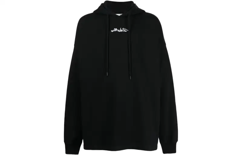 OFF-WHITE Embroidered Logo Hoodie