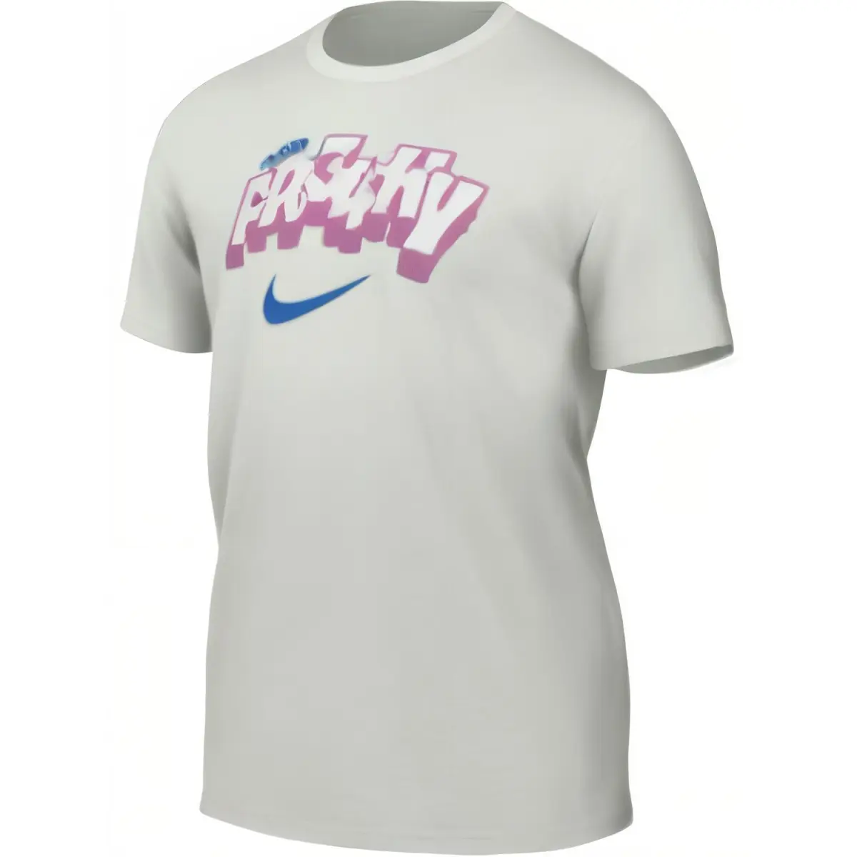 Nike T-Shirts Men's White Crew Neck Moderate