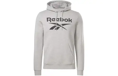 Reebok Sweatshirts Men's Gray Hooded Moderate Regular