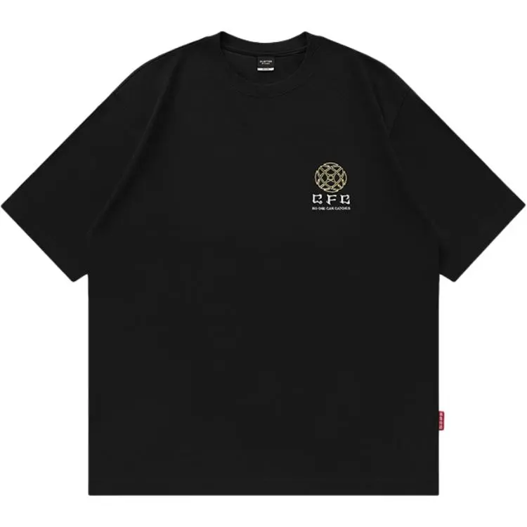 CLOT T Shirts Men's Black Crew Neck Thin Straight Fit