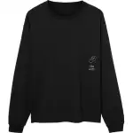 Asics GRAPHIC LONG SLEEVE TEE T Shirt Unisex Black