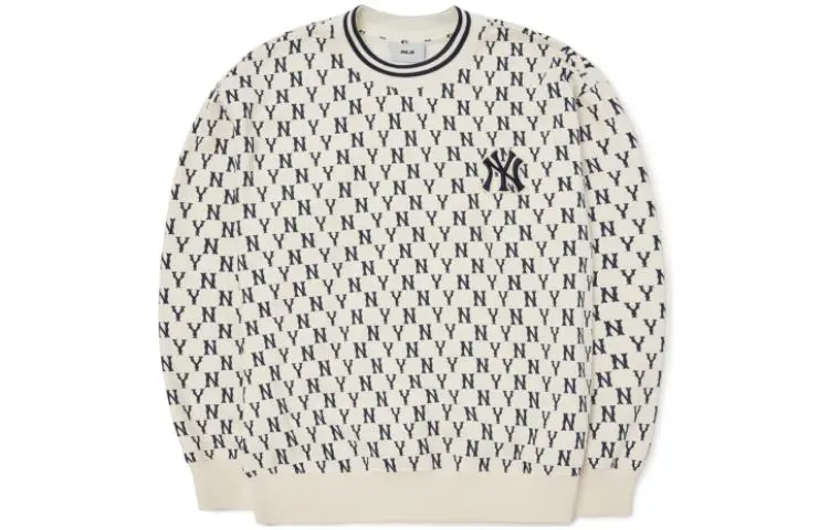 MLB Sweatshirts Unisex White Crew Neck Moderate
