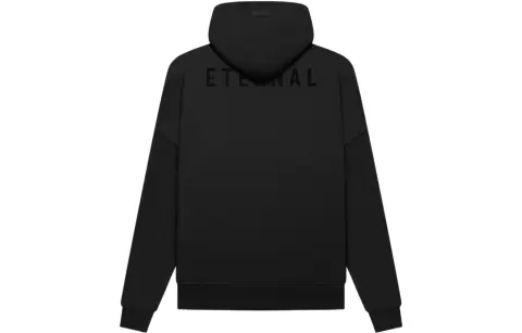 Fear Of God Sweatshirts Unisex Black Hooded Moderate Straight Fit