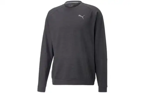 PUMA Sweatshirts Men's Black Crew Neck Moderate Other