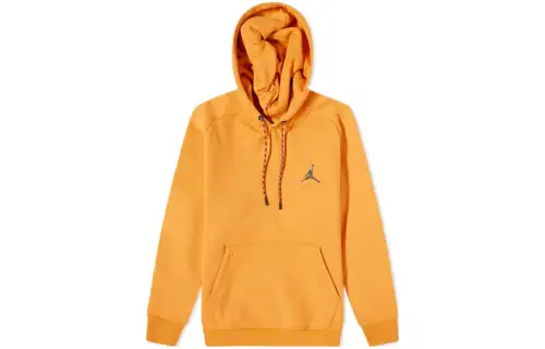 Jordan Sweatshirts Men's Orange Hooded Moderate Regular