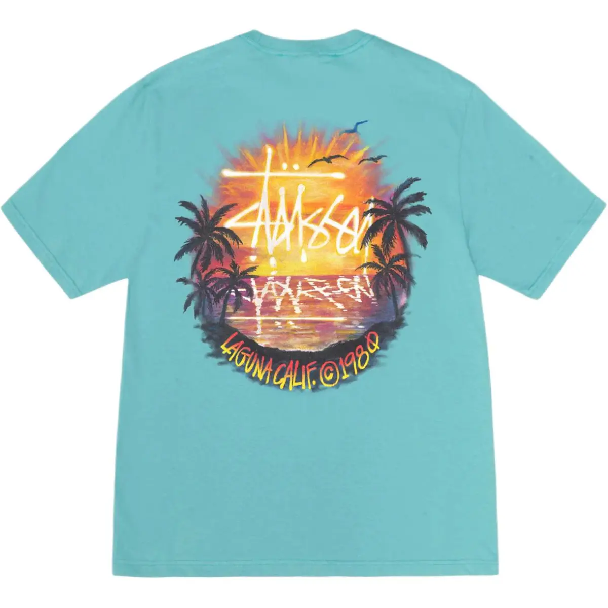Stussy SS24 Sunset Tee White