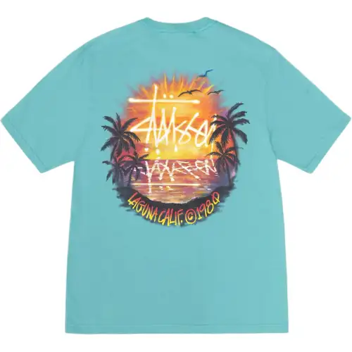 Stussy SS24 Sunset Tee White