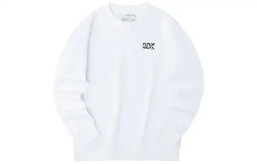 ANTA Sweatshirts Men's White Crew Neck Moderate Regular