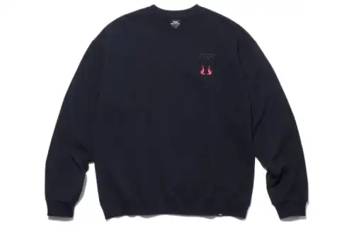 Vans Sweatshirts Unisex Blue Crew Neck Moderate Regular