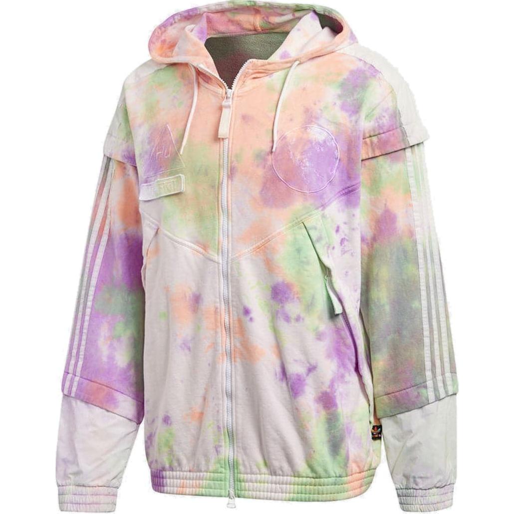 Adidas Originals x Pharrell Williams Hu Holi tie-dye windbreaker jacket