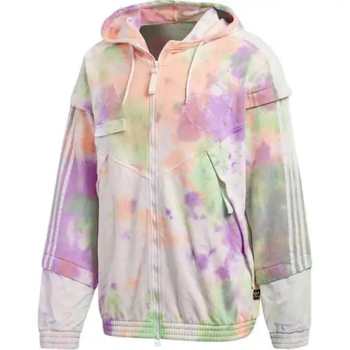 Adidas Originals x Pharrell Williams Hu Holi tie-dye windbreaker jacket