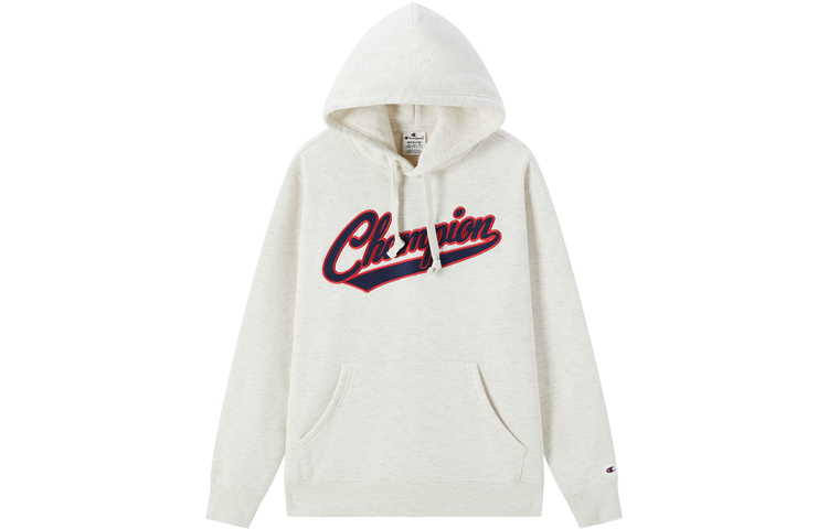 Champion FW22 Thickened Fleece Lined Small C Logo Letter Casual Sports Pullover Sweatshirt Unisex
