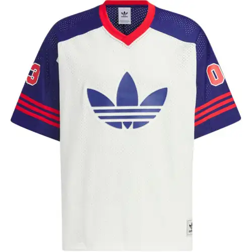 adidas originals Logo Printed T-Shirt White Blue