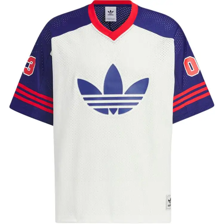 adidas originals Logo Printed T-Shirt White Blue