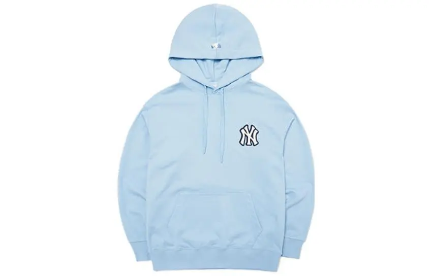 MLB New York Yankees Sweatshirts Unisex Blue Hooded (Non-detachable) Moderate