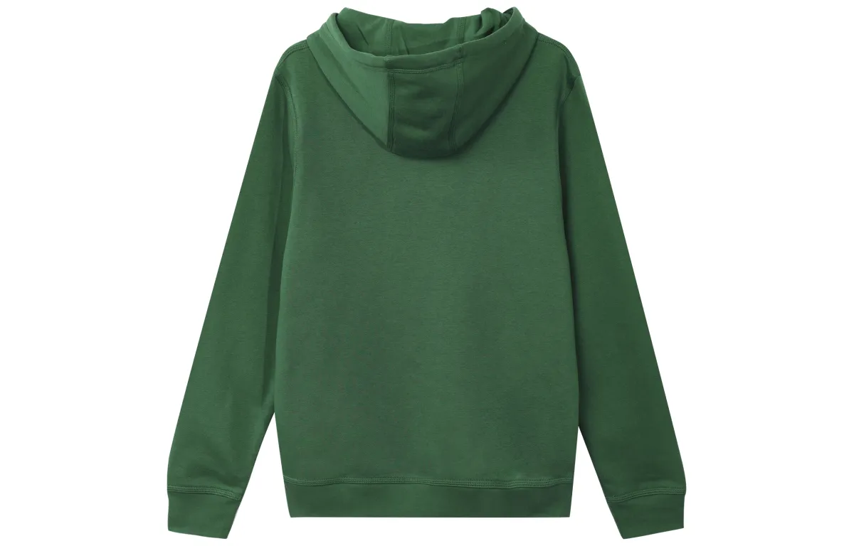 Nike Sweatshirts Men's Green Hooded Moderate Regular