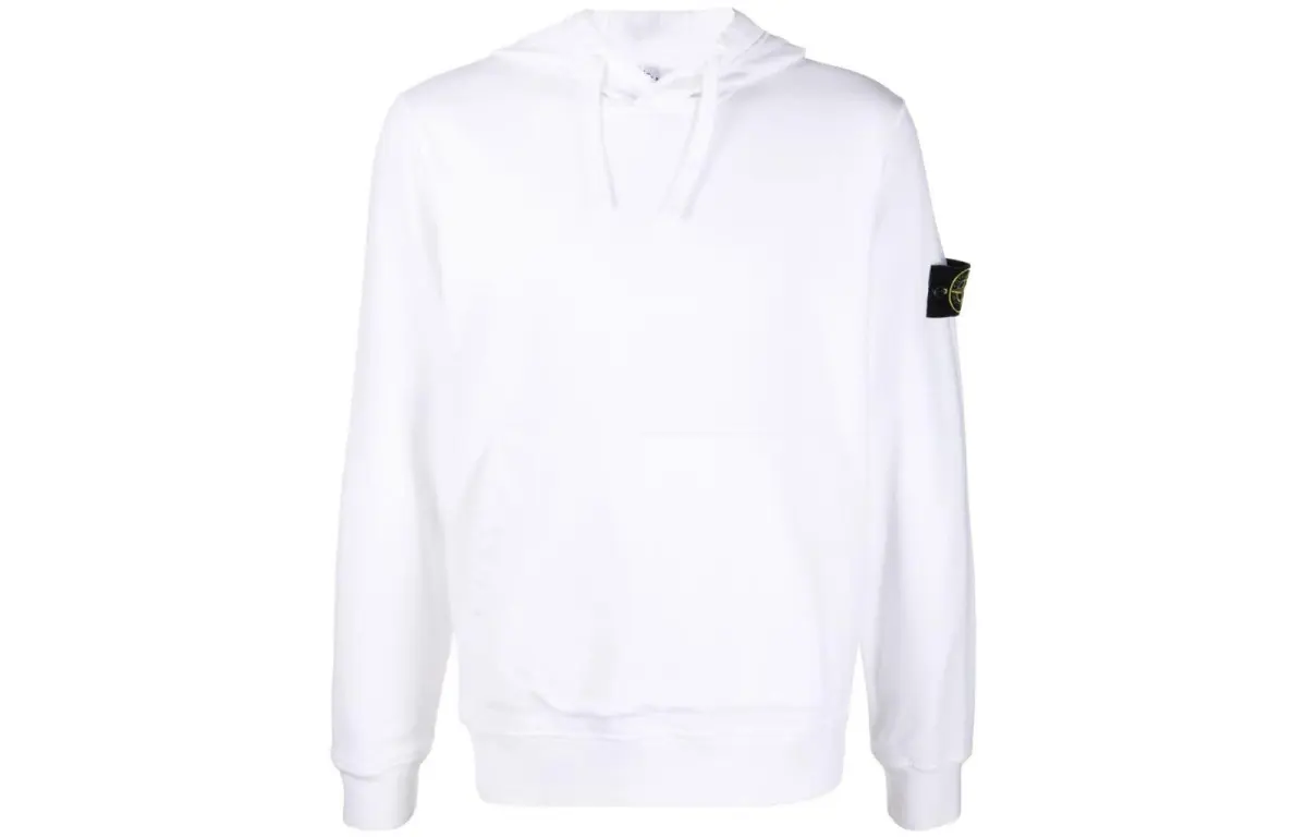 STONE ISLAND Compass-patch Cotton Hoodie