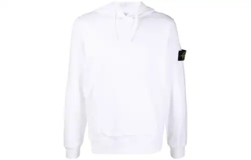 STONE ISLAND Compass-patch Cotton Hoodie
