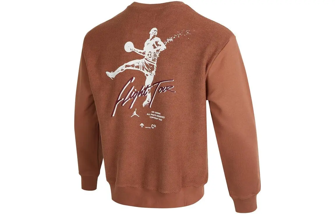 Jordan Sweatshirts Men's Mineral Clay Crew Neck Moderate Straight Fit