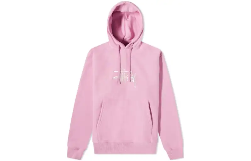 Stussy Sweatshirts Men's Pink Hooded Moderate Other