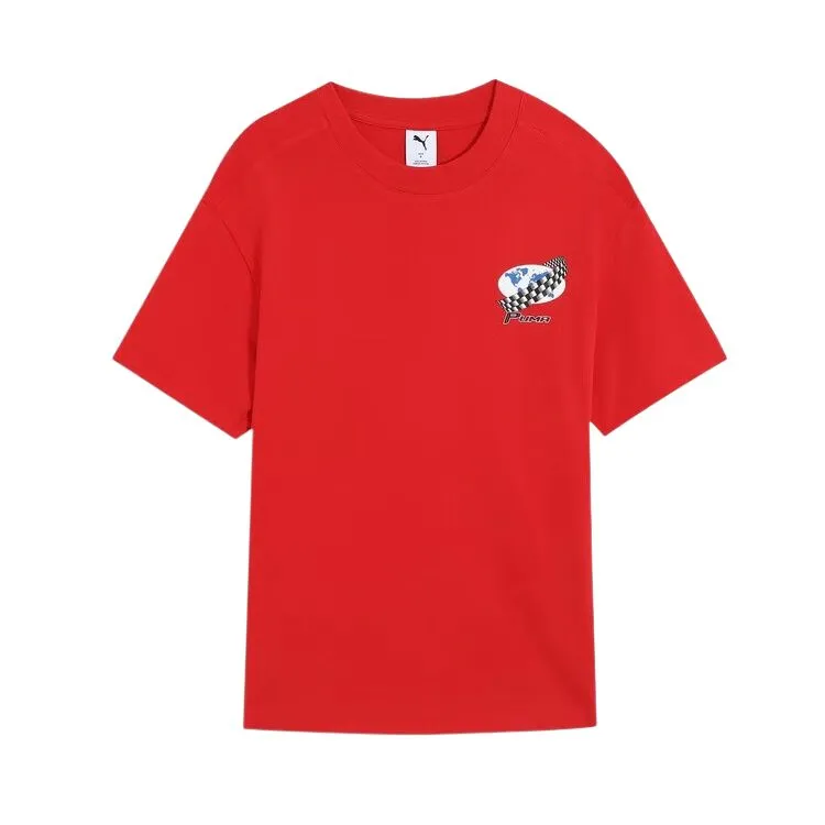 PUMA Moto SS25 T Shirt Men's Red