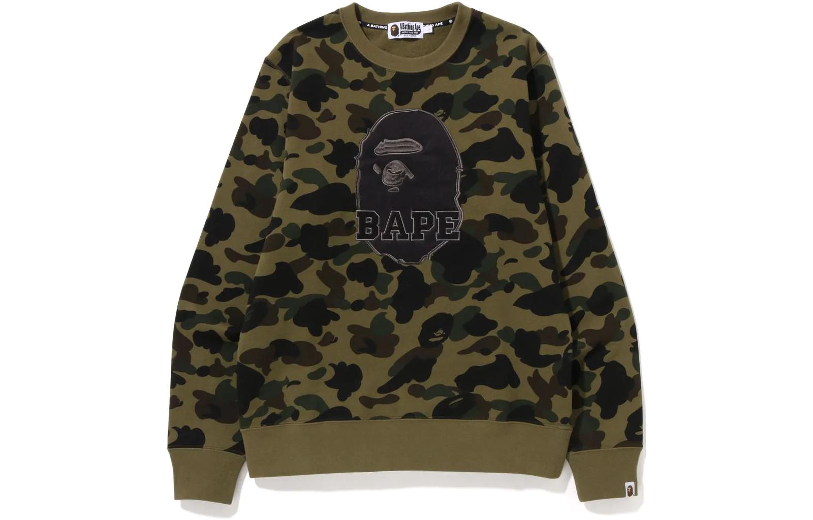Bape 1St Camo Bape Crewneck Sweatshirt FW22