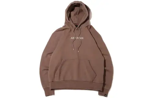 Jordan Sweatshirts Men's Brown Crew Neck Moderate Regular